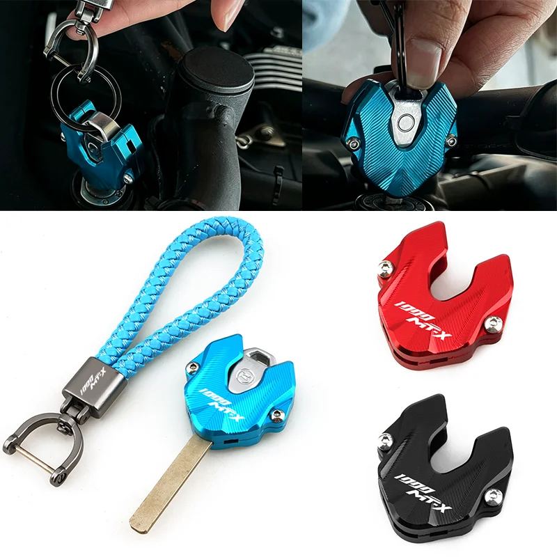 

Fit For CFMOTO CF MOTO 1000MTX 1000MT-X 1000 MTX 1000 2022+ Motorcycle CNC Accessories Key Cover Case Shell KeyChain Keyring