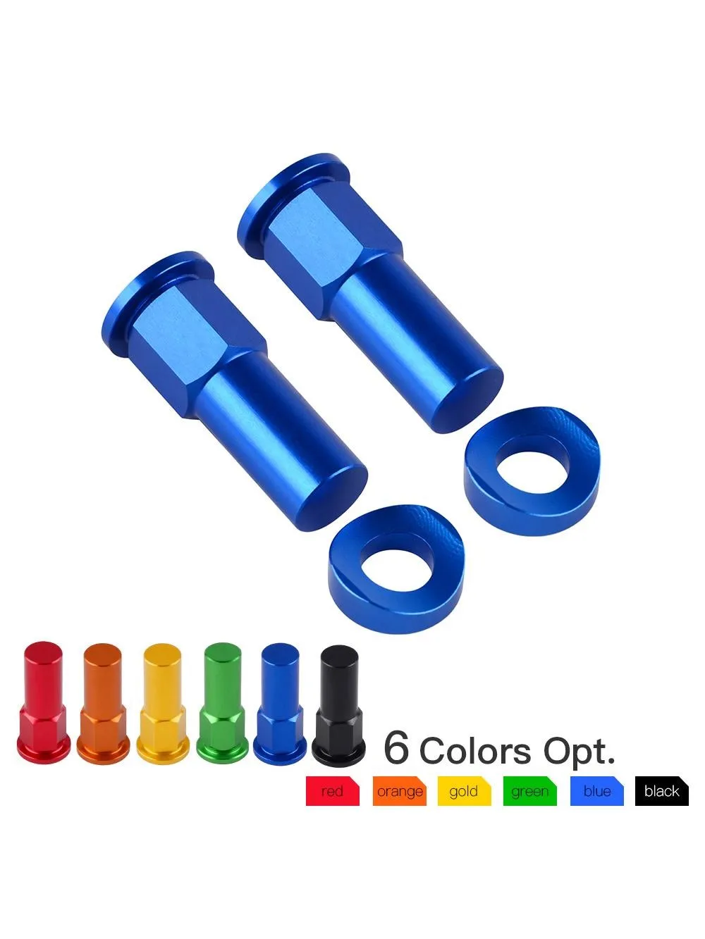 AliExpress NICECNC New Motocross Dirt Bike Rim Lock Nut Spacer Kit For CR YZ KX RM CRF YZF KXF RMZ 85 125 250 450