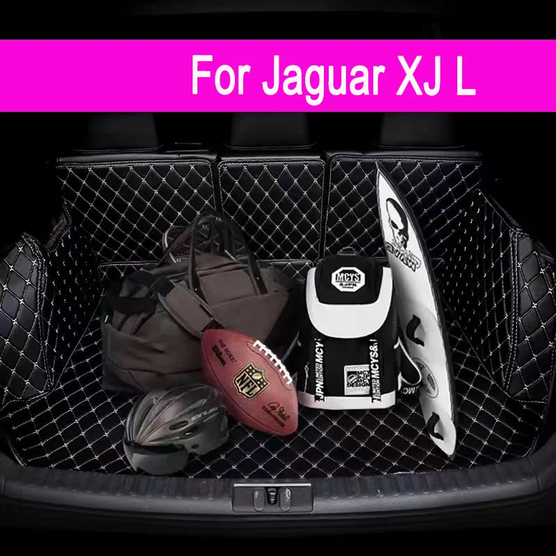 Car trunk mat for Jaguar XJ L 2010 2011 2012 2013 2014 2015 2016 2017 2018 cargo liner carpet interior accessories cover