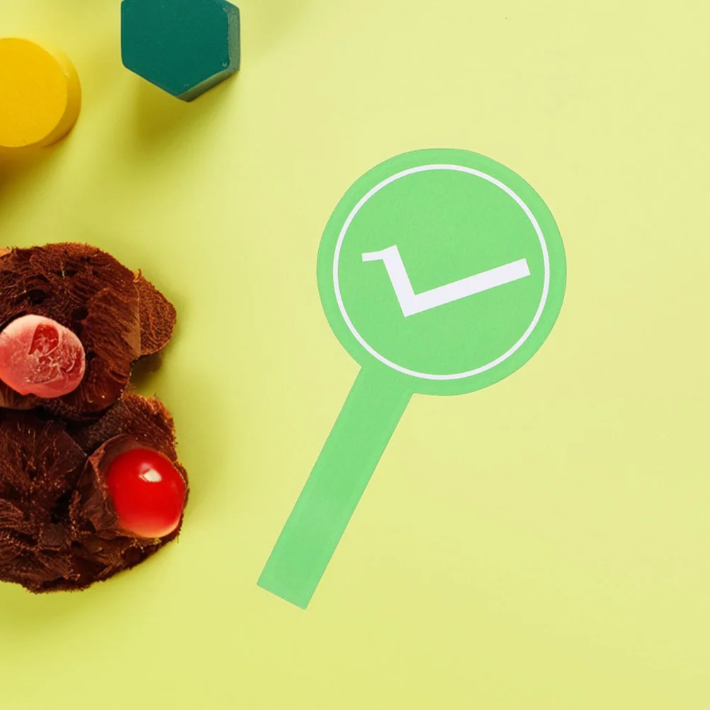 

3pcs 3 Count Whiteboard Dry Erase Answer Paddle Event Voting Signs Handheld Game Paddles