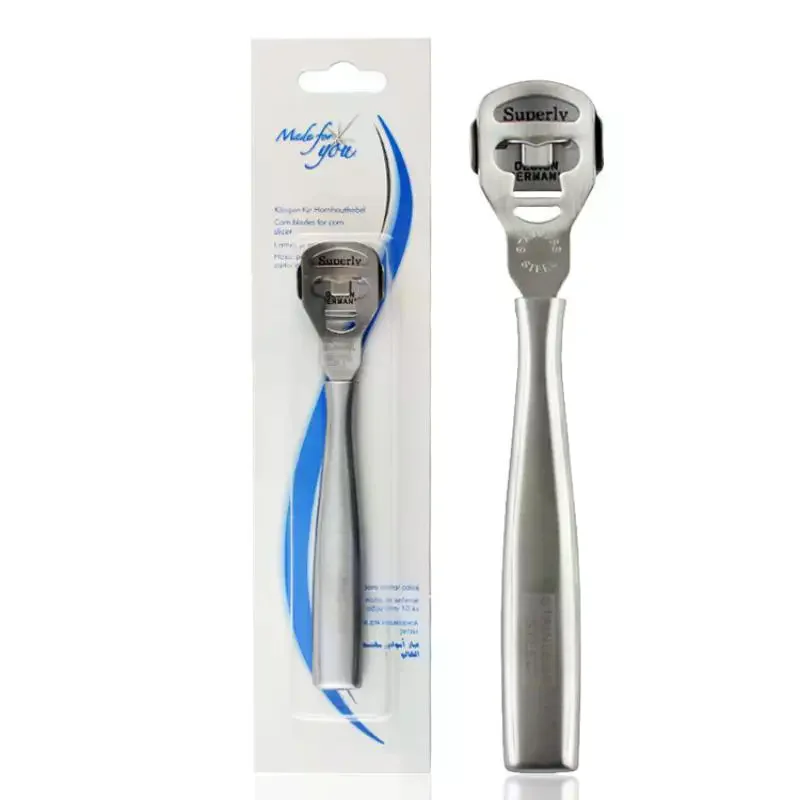 Foot Callus Remover Shaver Razor Stainless Steel Heel Hard Dead Skin Corn File Practical Pedicure Tool for Home Use