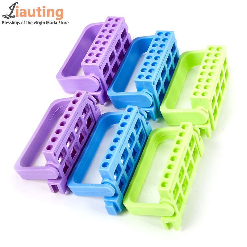 Portable 8/16 Holes Dispenser Endodontic Files Drill Storage Stand Holder Dental Endo Root Canal Dental Lab Instrument Bur Rack