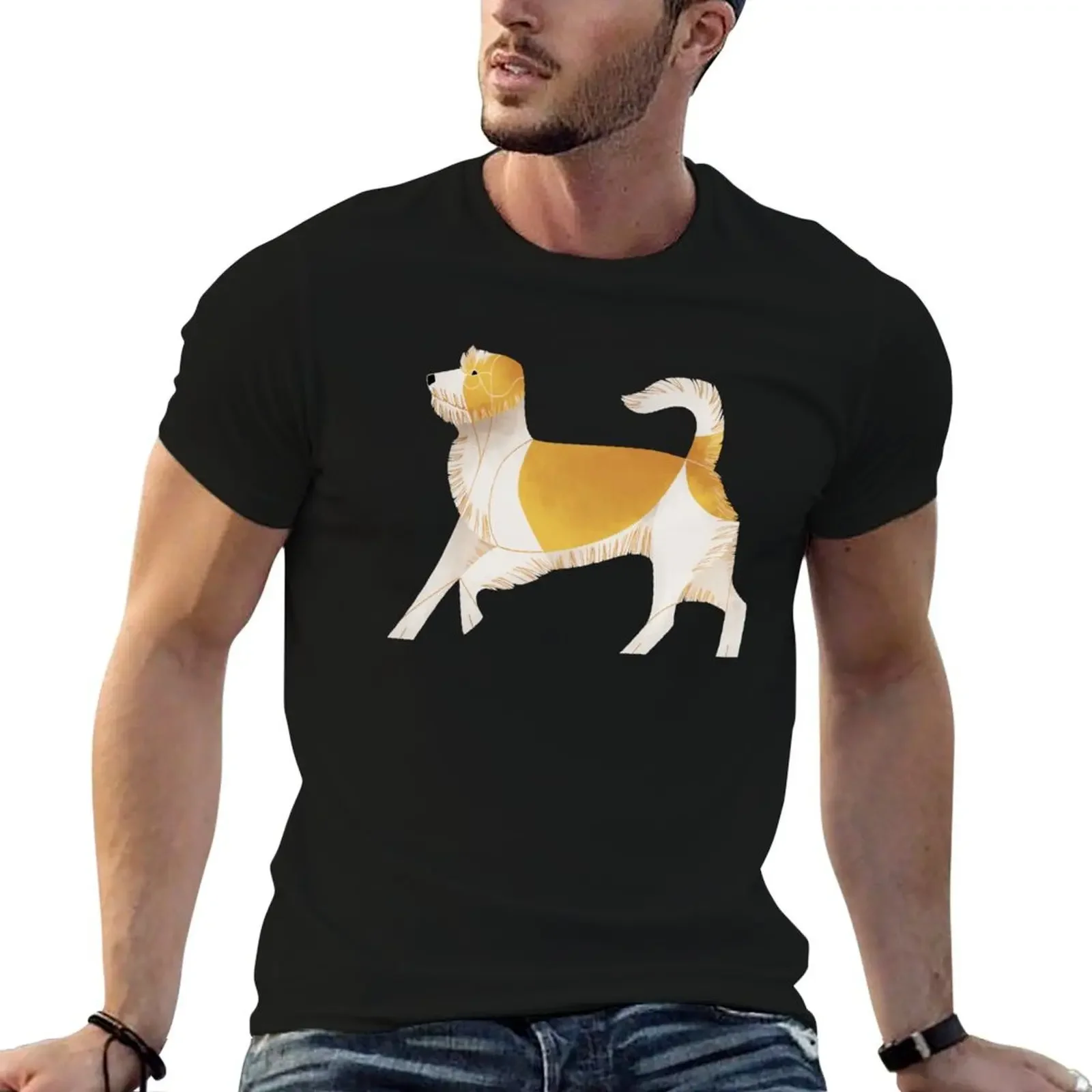 Year of the Dog - Kromfohrl?nder T-Shirt quick drying anime t shirts quick-drying Short sleeve tee cotton t shirt men