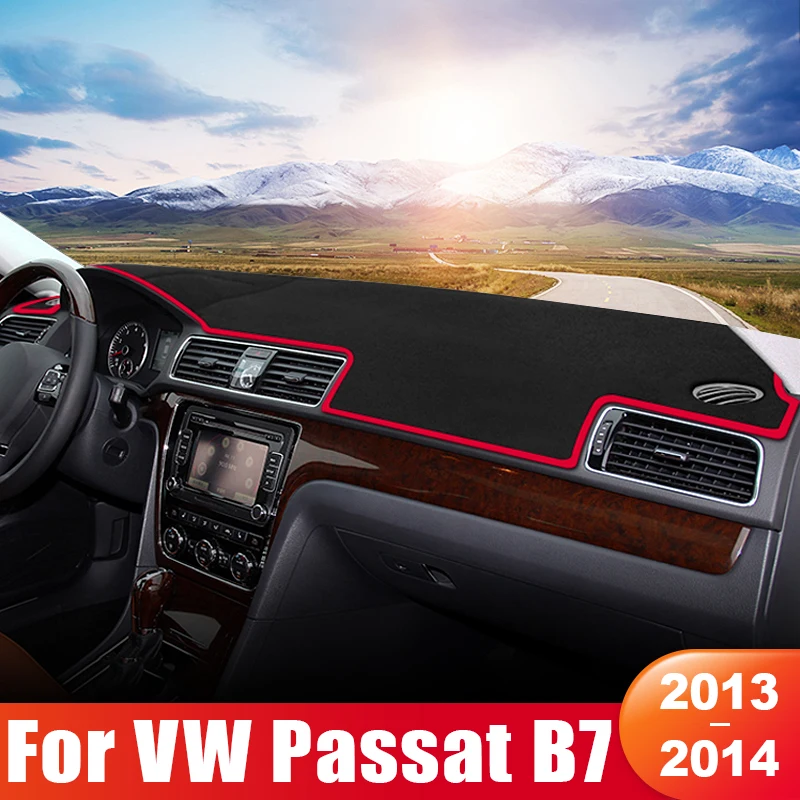 

For Volkswagen VW Passat B7 2013 2014 Car Dashboard Sun Shade Cover Instrument Panel Mat Anti-UV Non-slip Pad Accessories