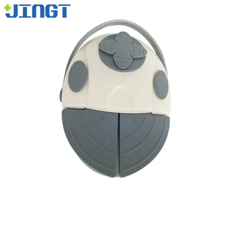 JINGT Dental Foot Switching Controller Tooth Chair Turbine Control Core Two Holes And Four Switch Spool Dental Materials