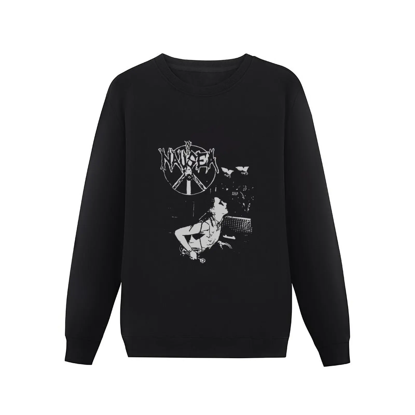 Nausea Punk Crust Nyc Pullover Hoodie men's sweat-shirt sweatshirt