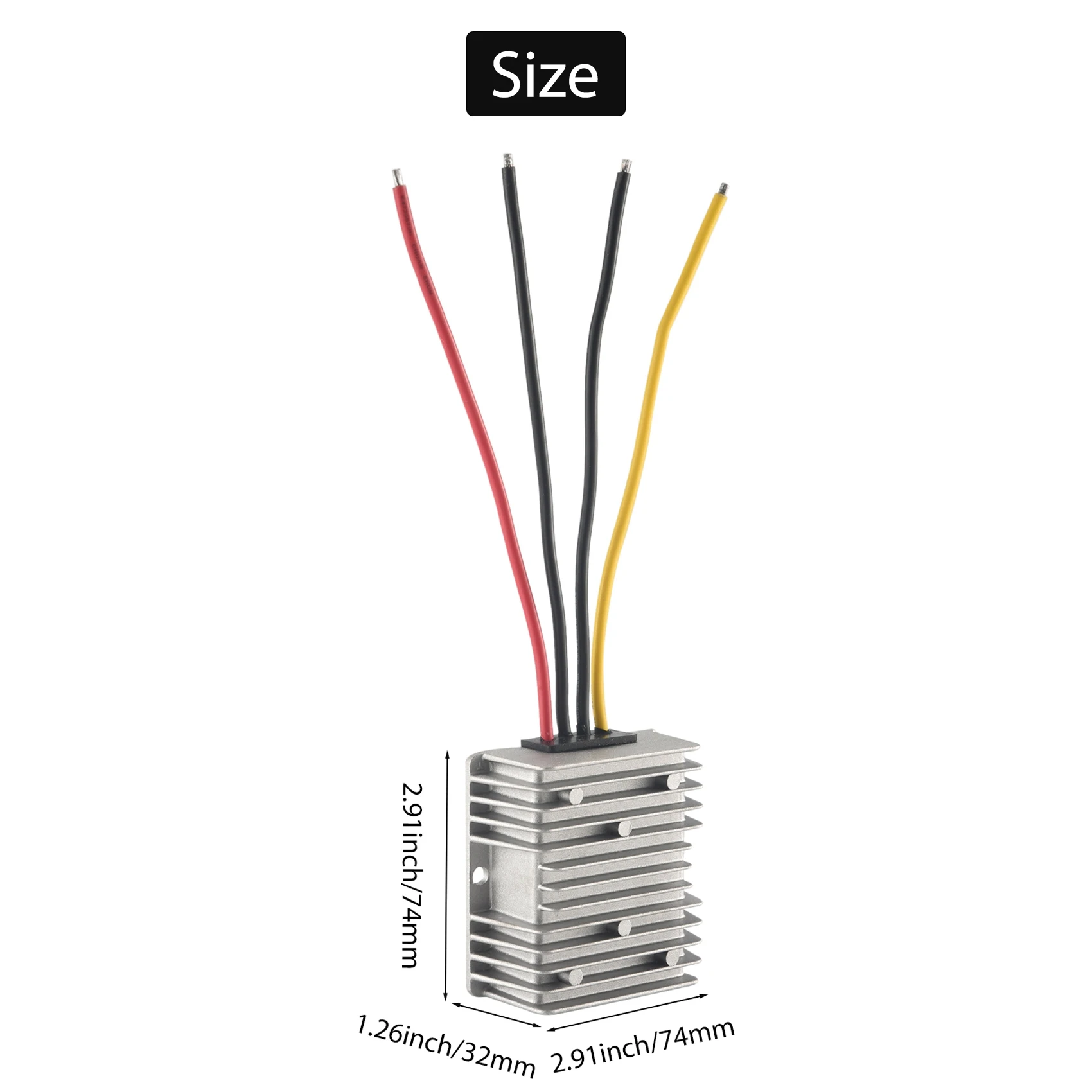 24V to 12V 30A 360W DC DC Converter 24 Volt to 12 Volt Buck Regulator Voltage Transformer