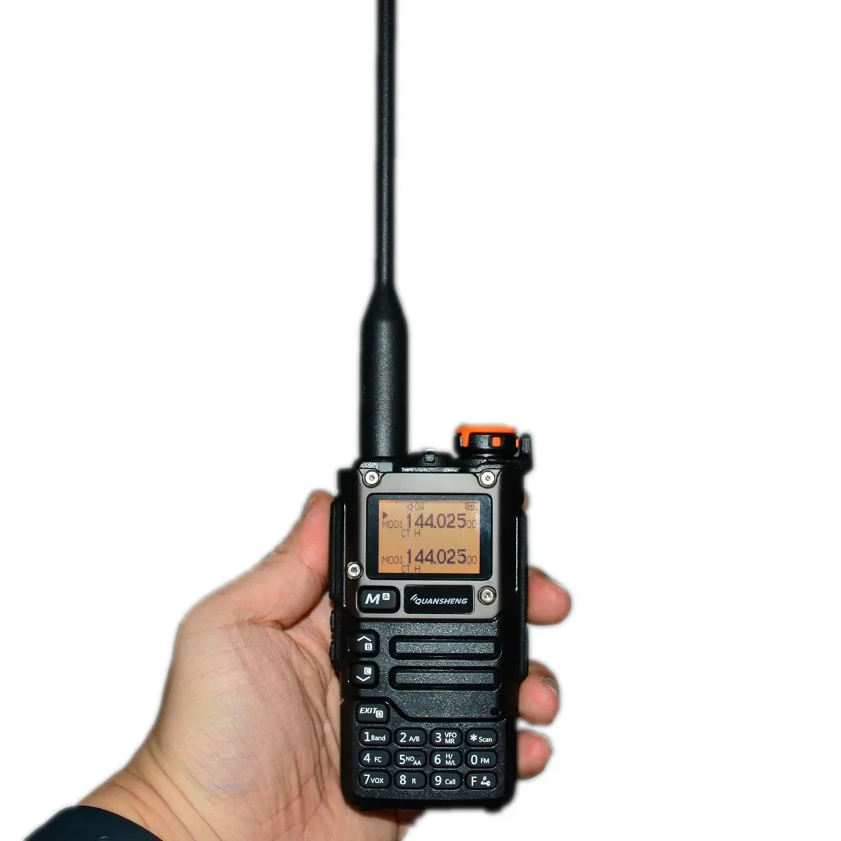 Imagem -02 - Walkie Talkie Air Band tipo c Carga Uhf Vhf Dtmf fm sem Fio Scrambler Rádio em Dois Sentidos Noaa Quansheng-uv-k6 e Uv-k58