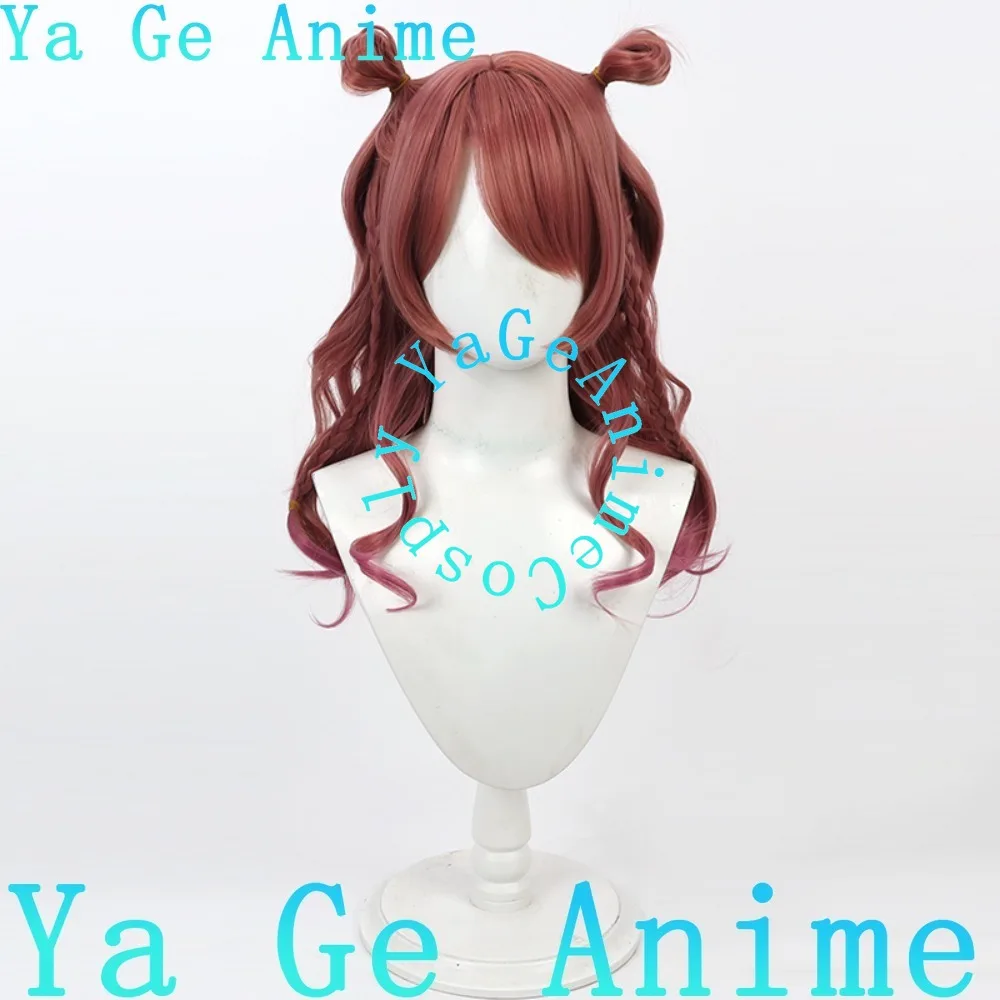 المعبود: مليون لايف! شعر مستعار هانامي ساكي التأثيري ألعاب الرسوم المتحركة لحفلات الهالوين كرنفال شعر صناعي مقاوم للحرارة