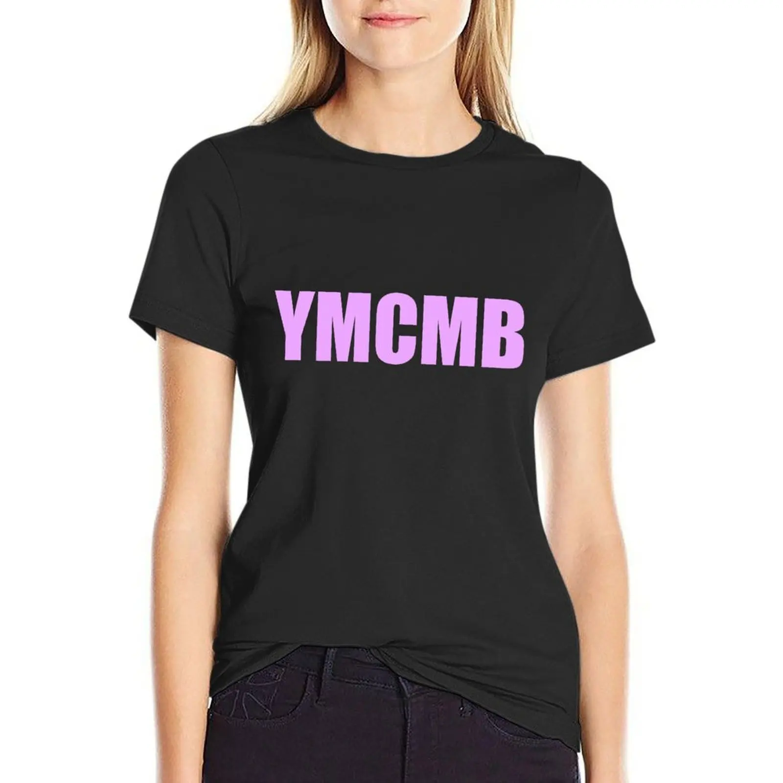 

YMCMB print tumblr inspired T-Shirt vintage clothes cute clothes animal print shirt for girls summer blouses woman 2024