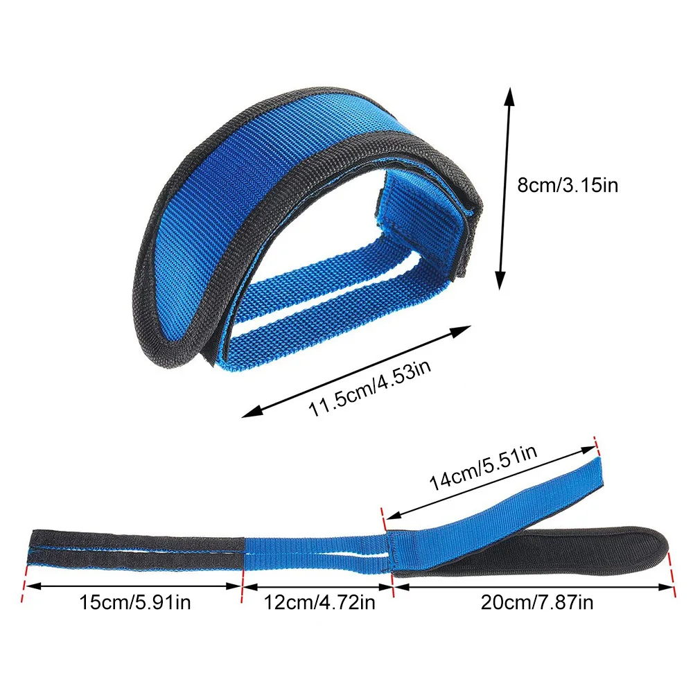 1PCS Anti-Slip Bicycle Pedal Straps Toe Clip Strap Belt Self-adhesive Bike Pedal Tape Fixed Strap Cycling Pedal Accessories