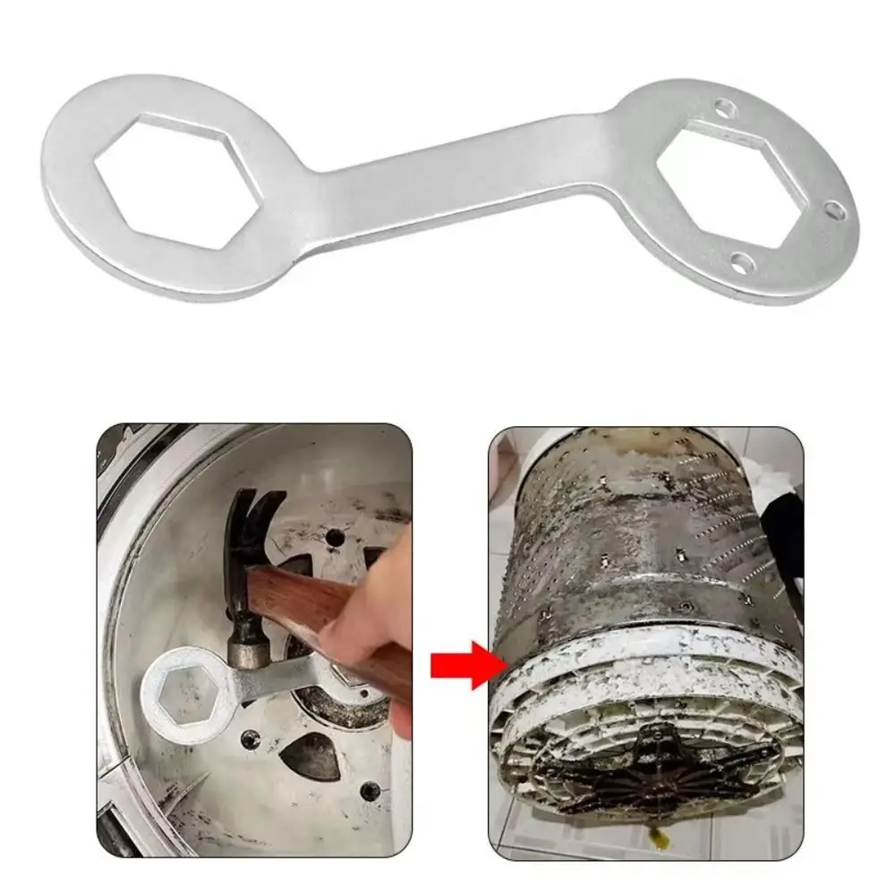 Rustproof Washing Machine Clutch Wrench Double-ended Inner Screw Nut Removal Long Sleeve Spanner Alloy Steel Solid