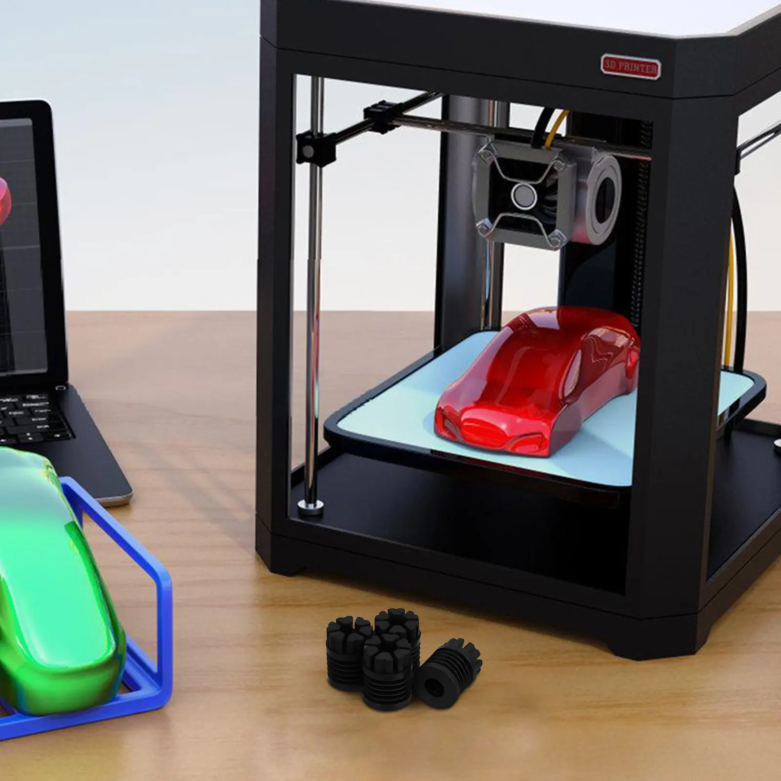 

Комплект из 4 силиконовых антивибрационных ножек серии Tz Bamboo для 3D-принтеров: амортизирующие подставки для снижения шума и улучшения устойчивости