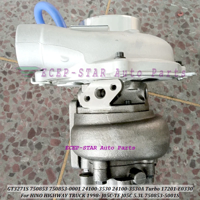 GT3271S 750853 750853-0001 Turbo 24100-3530 24100-3530A 17201-E0330 750853-5001S For HINO HIGHWAY TRUCK 1998- J05C-TF J05C 5.3L