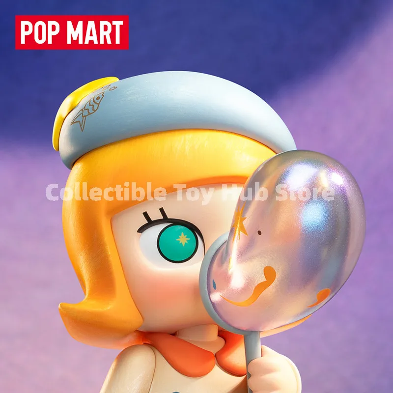 Genuine Pop Mart Hirono Dino Plush Pendant Molly Dream‑Chasing Bubble Figurine Trendy Collectible Doll Cute Gift Molly Art Toy view 6