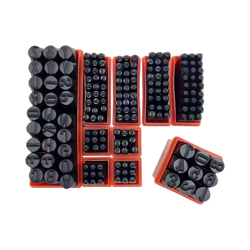 

Jewelry hand knock steel stamp steel character code word die, punch word code number 0-9 English punch letter steel number sign