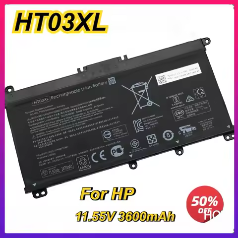 New HT03XL Laptop Battery for HP Pavilion 14-CE0025TU 14-CE0034TX 15-CS0037T 250 255 G7 HSTNN-LB8L/LB8M/DB8R 11.55V 3 Cells