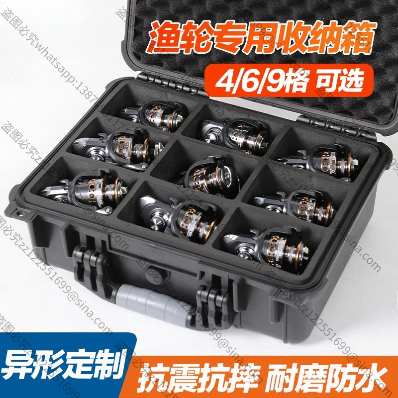 Suitable for Hard Shell Protective Fishing WheelBox LuyaWheel Storage BoxWater DropWheel ProtectionBox SpinningWheel