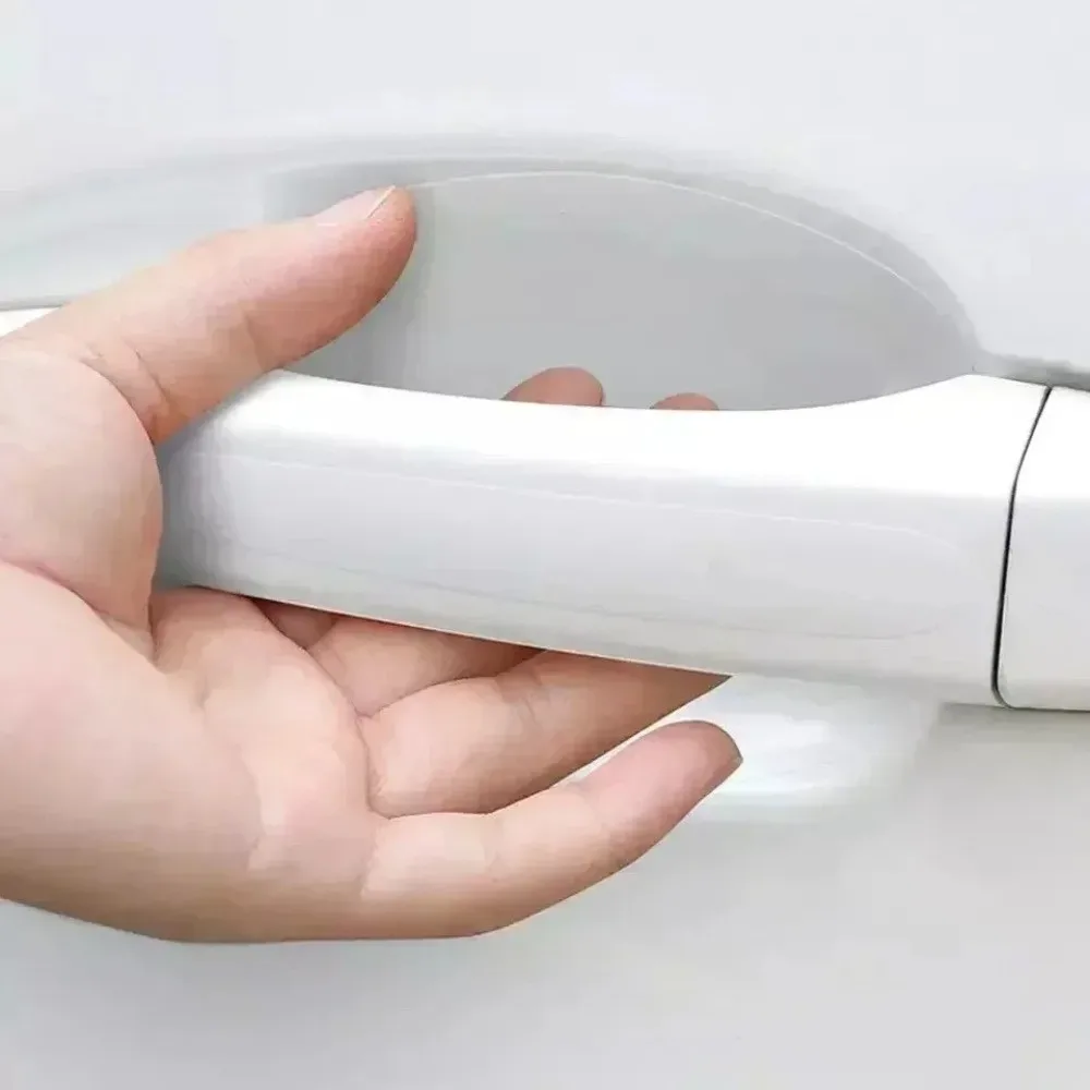 

8pcs Anti-scratch Car Door Protection Stickers Adhesive Transparent Car Door Bowl Protection Strip Anti-collision