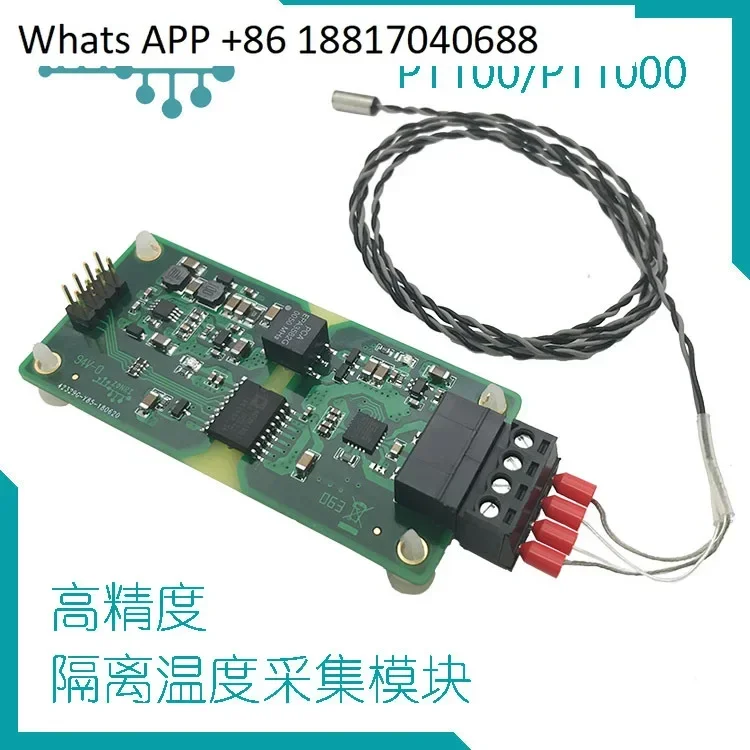 

MAX31865 High Precision Isolated Temperature Acquisition Module PT100/PT1000 (Support Multi-channel) RTD