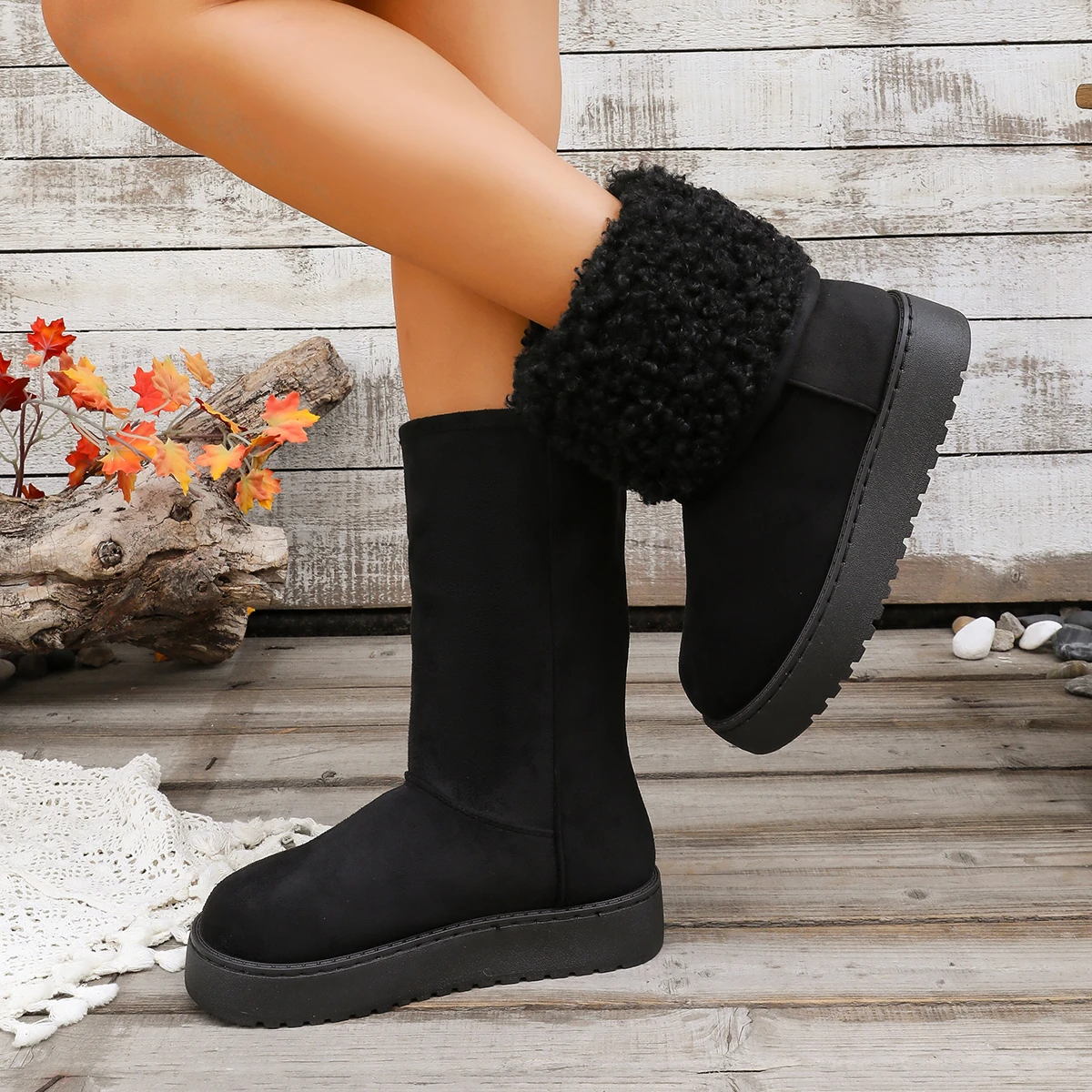 Opvouwbare, warme, pluche, ant - Snow Boot Fur Lined recensie en prijs