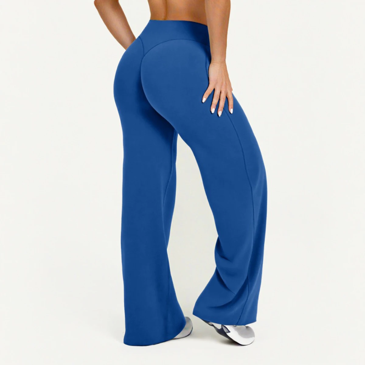 Uitlopende leggings Rechte pijpen leggings Dames Wijde pijpen Yoga Ademende fitnesskleding Veelzijdige casual broeken