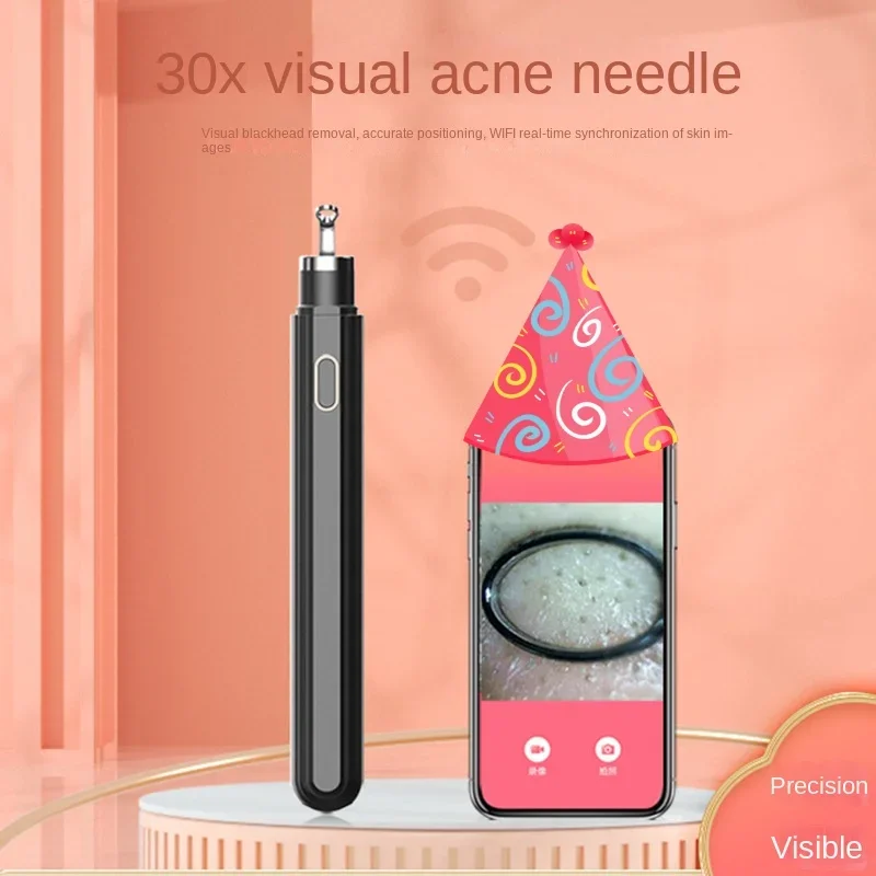 Nieuwe Intelligente Visuele Acne Verwijdering Product Gezichts Mee-Eter En Poriënreiniging Schoonheidsinstrument Acne Knijpen Tool