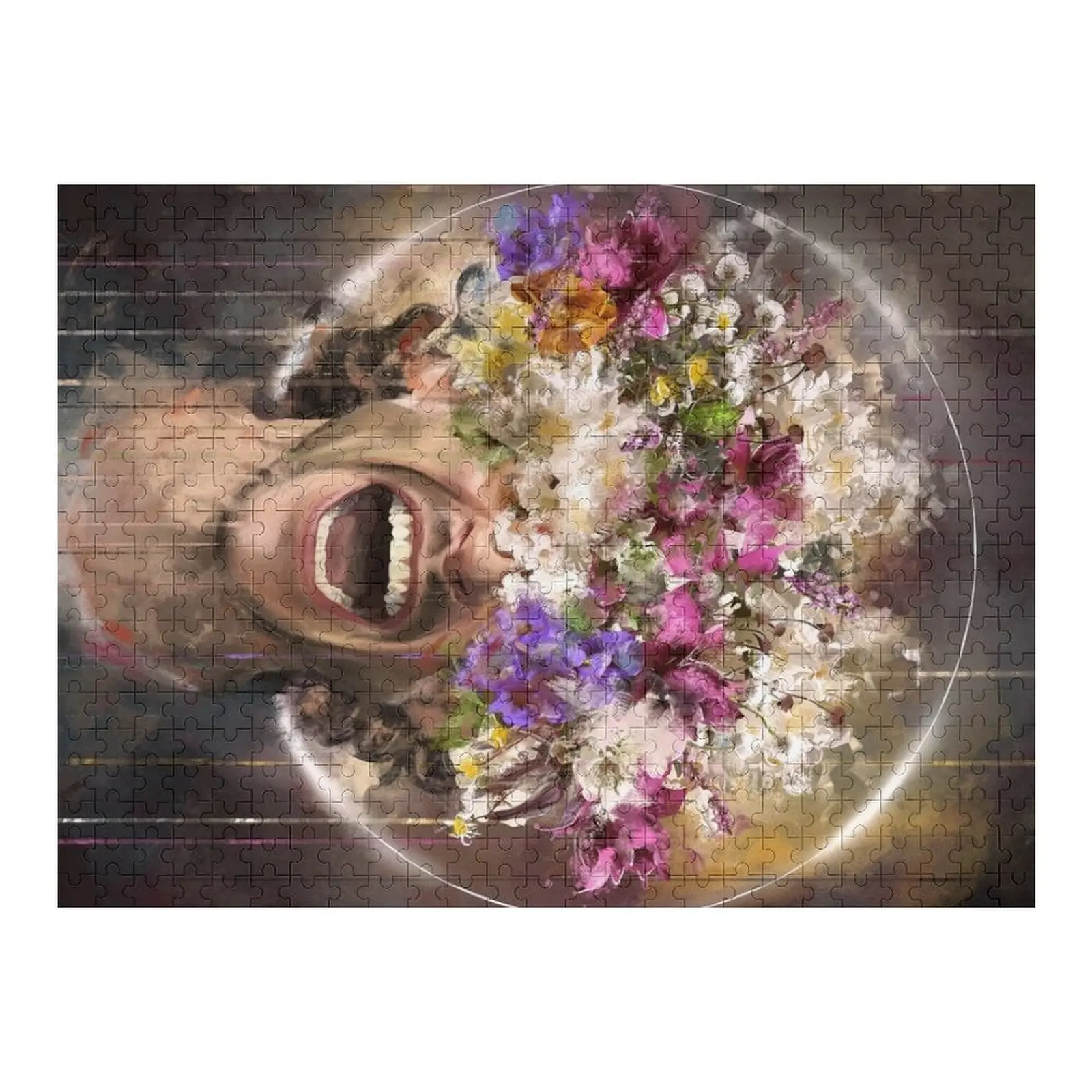 

В цветению Пазл Пользовательские подарки Деревянные животные Рождественские игрушки Пазл