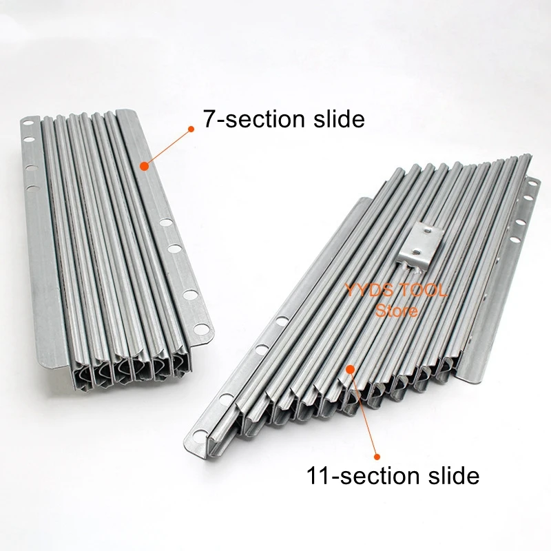 Invisible dining table telescopic guide aluminum alloy multifunctional folding extension sliding dining table slide