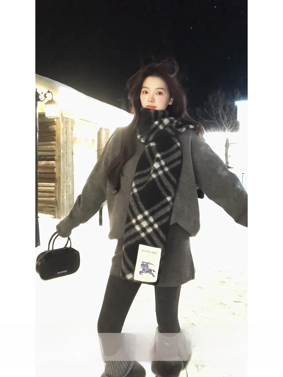 

Темно-серые утепленные флисом теплые женские брюки с высокой талией, облегающие, из ткани Sharkskin, для осени и зимы, базовый слой, верхняя одежда