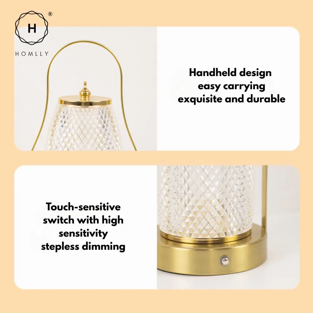 Lámpara de noche LED de mesa Homlly Estii