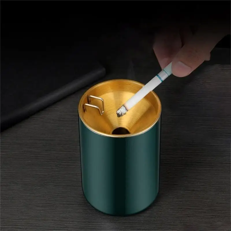 Detachable Funnel Ashtray Smokeless for Bar Bathroom Toilet Home Office Hotel Detachable Rack X3UC