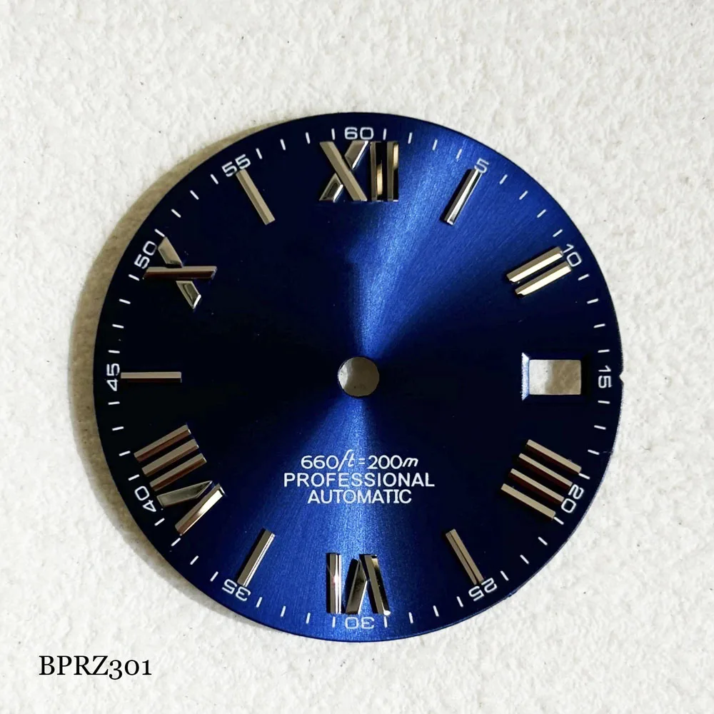 28.5mm Roman Numeral Non Luminous NH Dial 35 nh Movement Hot selling Green Blue black Roman Numeral s logo dial 35 36 Movement