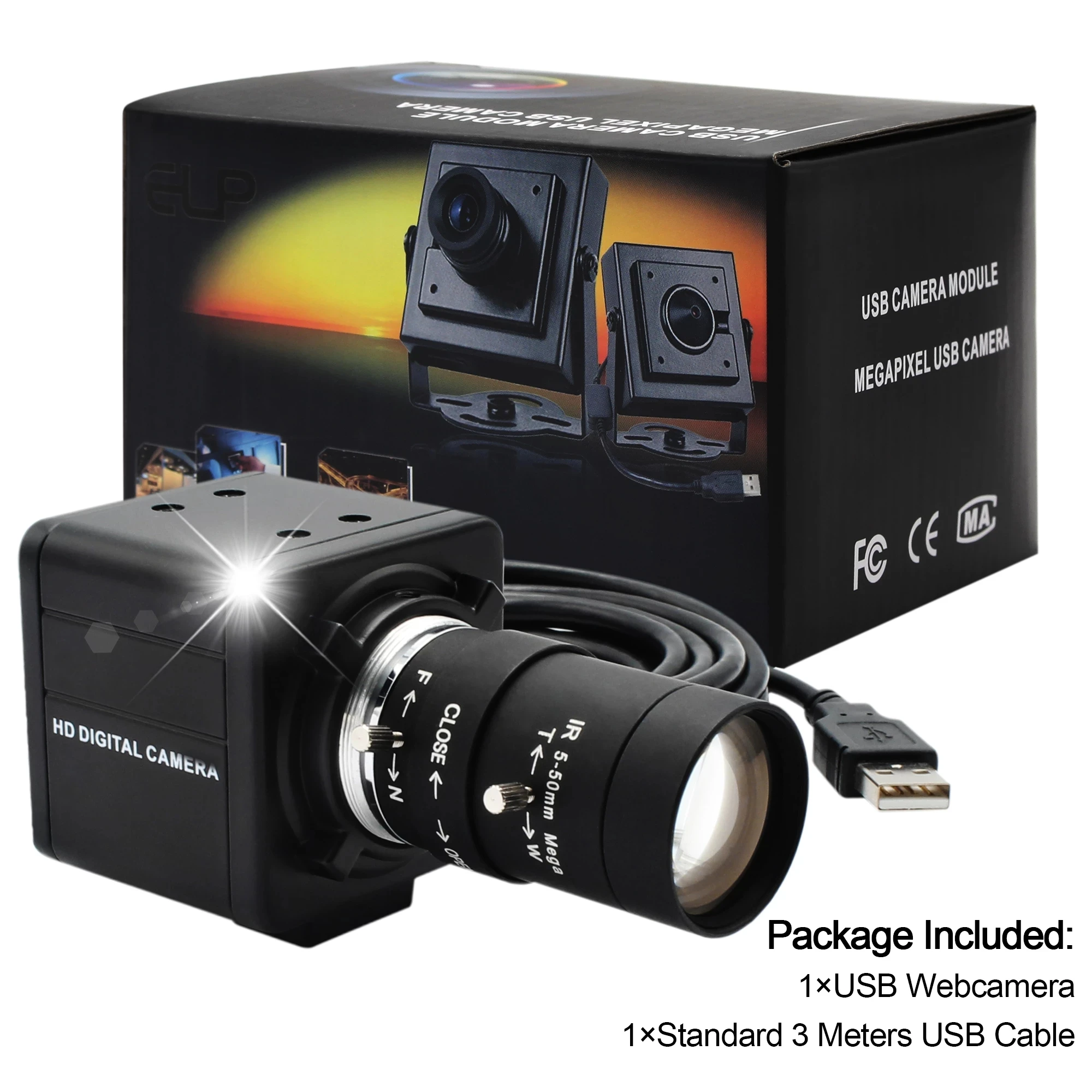 ELP Yüksek Hızlı USB Kamera 10 - Raspberry Pi Global Shutter Camera Imx296 incelemesi ve fiyatı