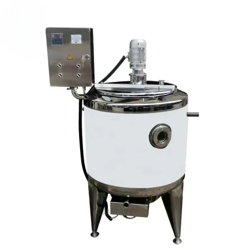 Hot SalesBest Selling Small Jacketed Stainless Steel Heating Mixing Tank With Heater Agitator