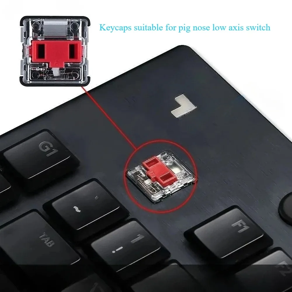 New backlit keycaps with EU US JP layout compatible with Logitech G913 G813 G815 G915 TKL mechanical keyboard view 2