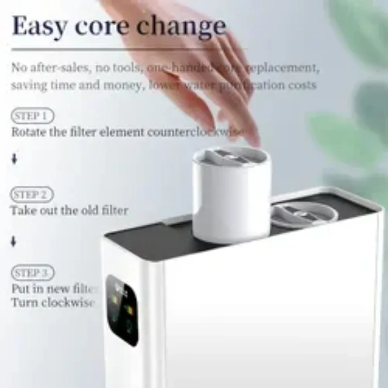

Under-sink cooler carbonated soda dispenser with 3-in-1 water machine