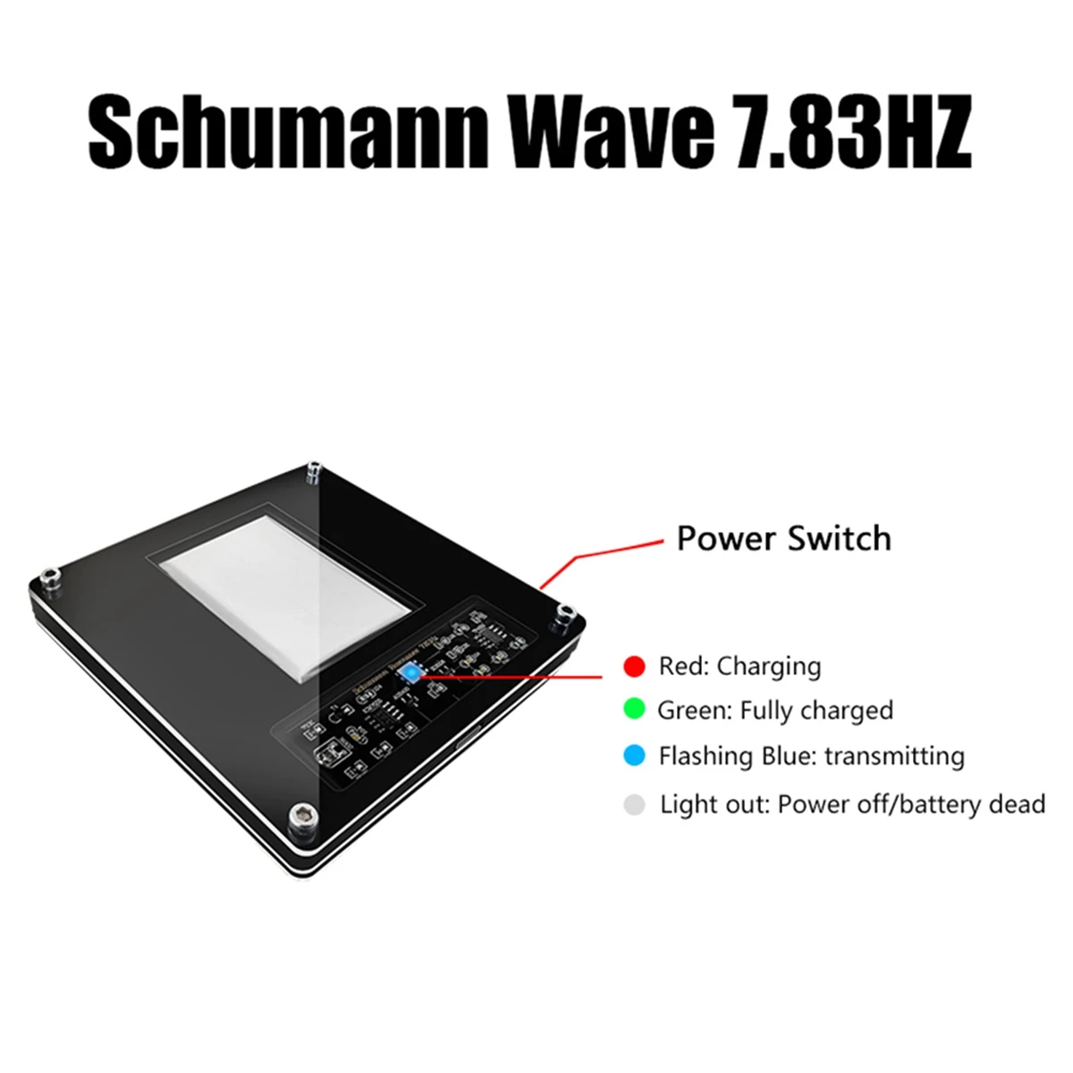 SWXF 7.83HZ Extremely Low Frequency Pulse Generator Wave Generator Earth Resonance Frequency Generator