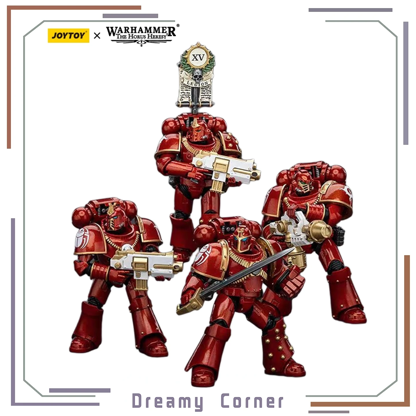 

【In Stock】JOYTOY Warhammer30K Thousand Sons Legion MK IV Thousand Sons 4PCS 1/18 Action Figures Toys Model