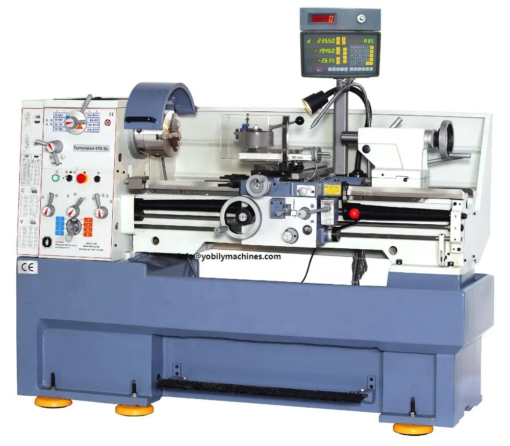 CM6241 410mm Gap Bed Lathe Machining Manual Metal Turning Mechanical Lathe Machine