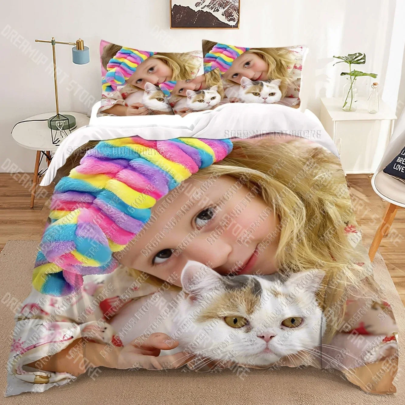 2026 Fashion Like Nastya 3D Bedding Sets Print Duvet Cover Adults_ Children Bed Comforter Birthday Gift Dropshipping