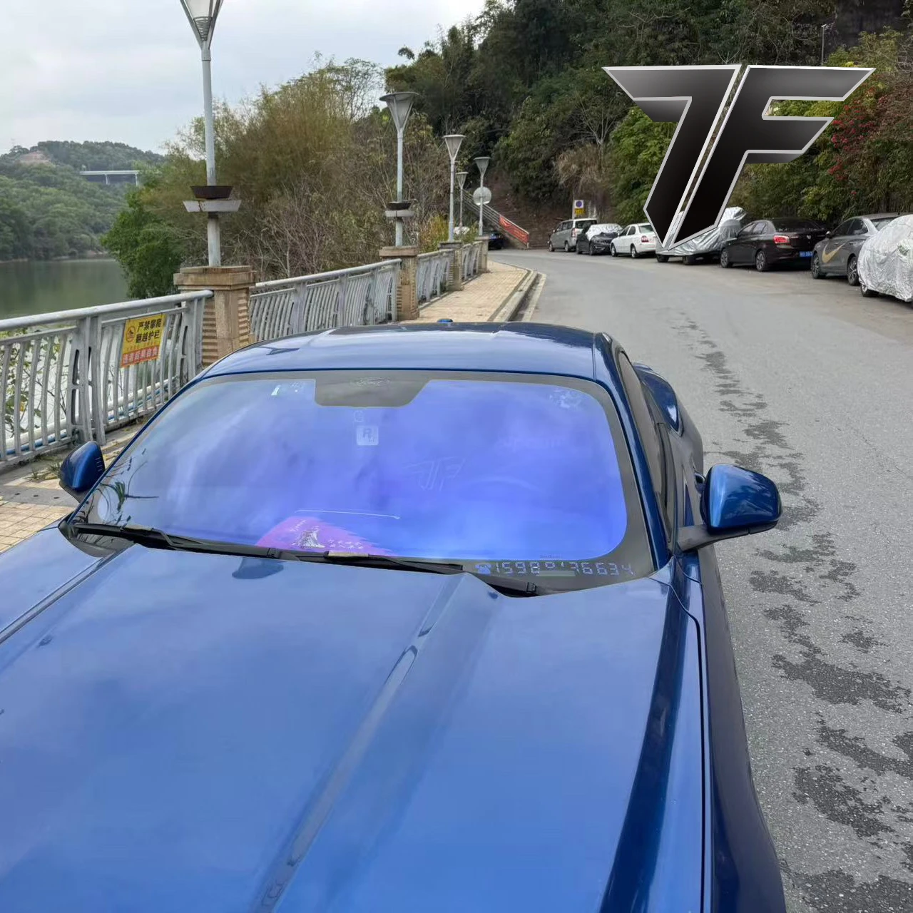 

7F High IR Rejection 70% VLT Solar Car Window Film Color Change Blue Purple Chameleon Tint Windshield Film