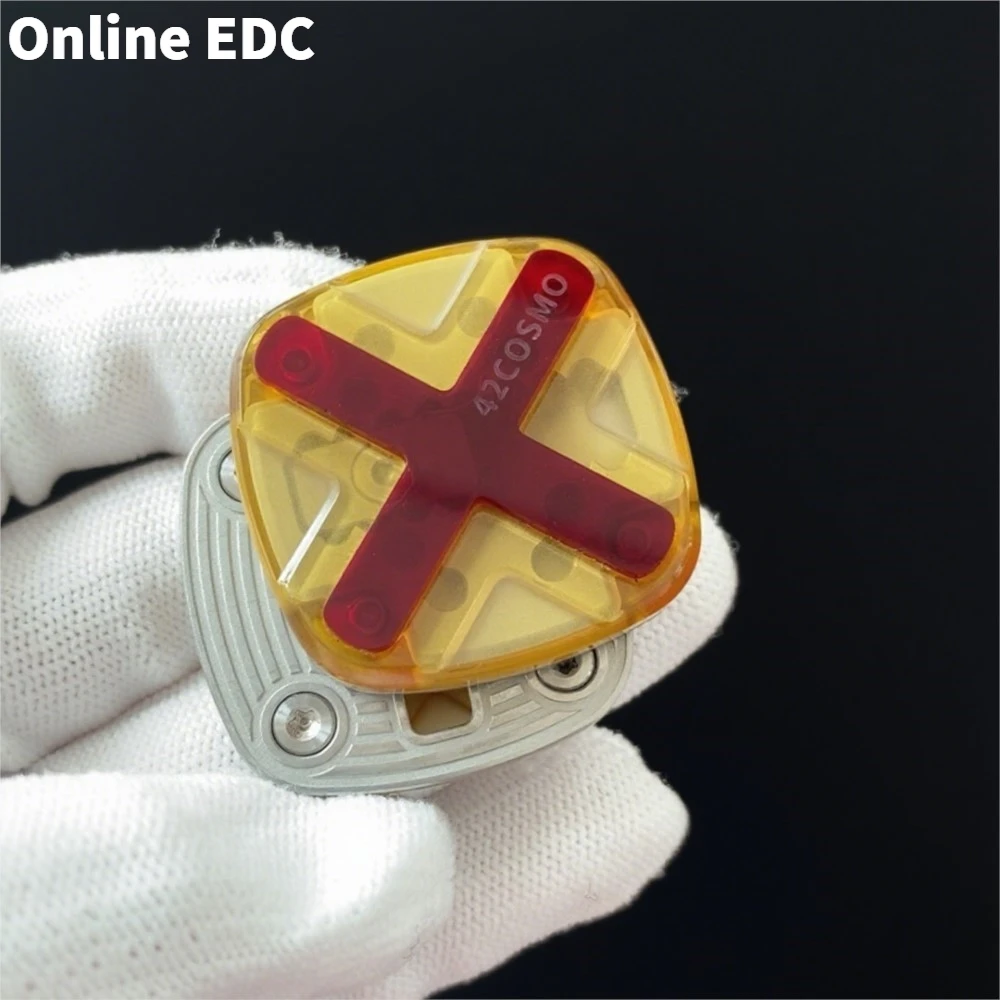Brinquedos EDC usados 42.COSMO XX PEI Fidget Slider Gadgets de alívio de ansiedade Push Slider Acessórios de mesa de escritório