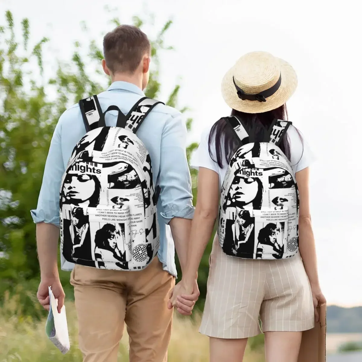 The Eras Tour Singer Album Fashion Backpack with Pocket High School Business Daypack for Men Women Laptop Computer Shoulder Bag