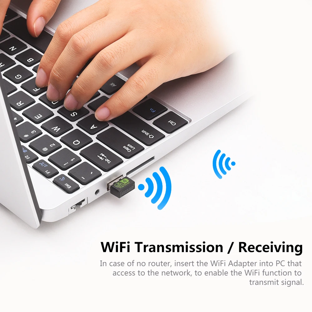 

Mini Driver-free Wireless Network Card Portable USB Wireless Network Card USB WiFi Adapter Plug and Play for PC Laptop
