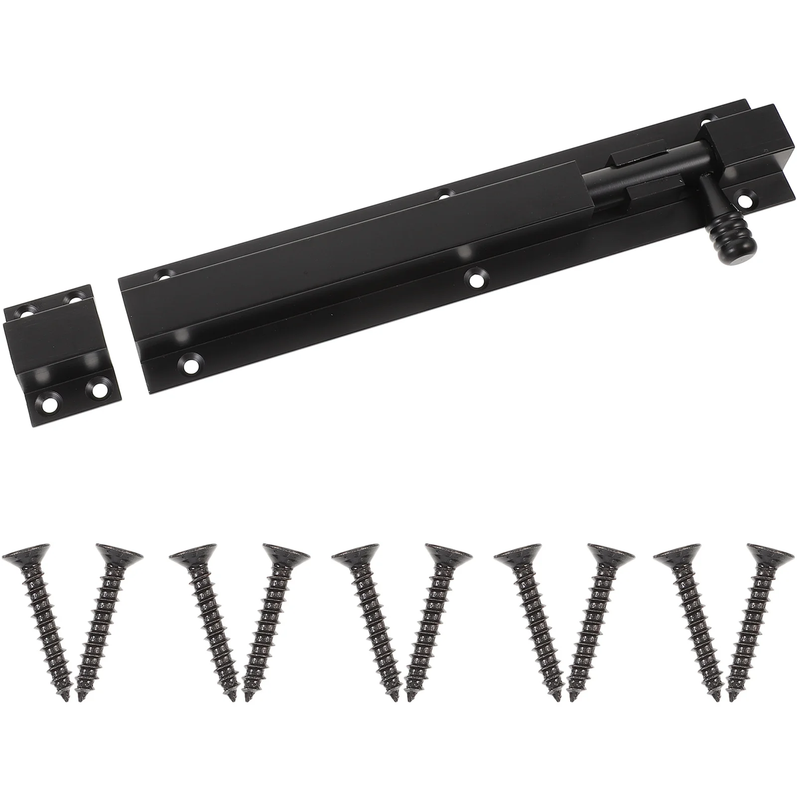 

Sliding Door Latch Bolt Aluminum Alloy Anti-Theft Thick Material Safe Durable Easy Installation Bathroom Gate Windows