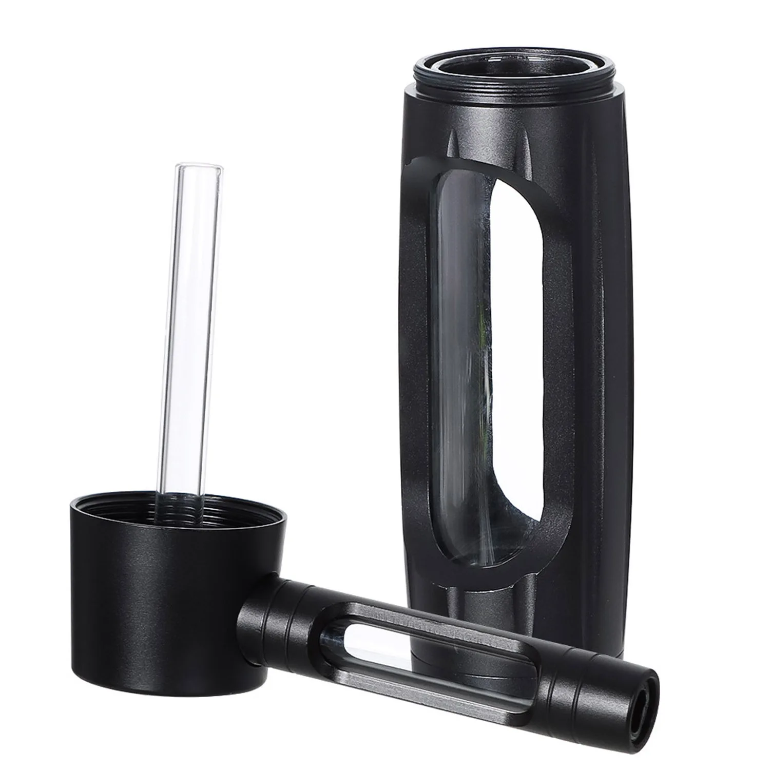 Portable Mini Hookah Metal Popular Bottle Water Pipe Shisha Health Metal Tobacco Filter Smoking Pipes Holder Sheesha Gift of Men view 2