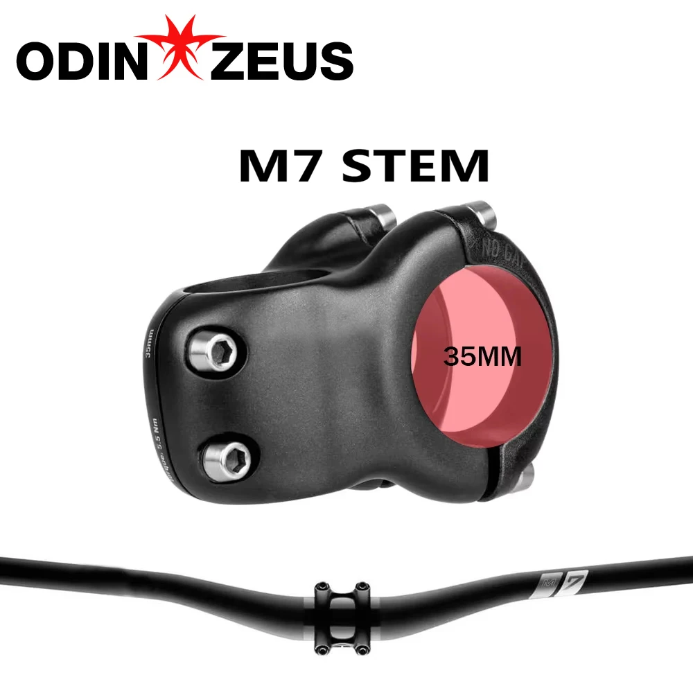 

ODINZEUS M7 carbon fiber stem, mountain bike stem, 35mm clamp, for downhill/XC/climbing, 35mm-60mm, bicycle accessories