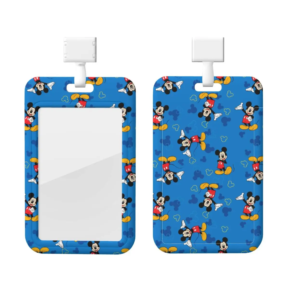 

Custom Mickey Mouse ID Badge Holders For Office Card Holder Unisex Students Neck Lanyard for Credit Card Holders Neck Strap