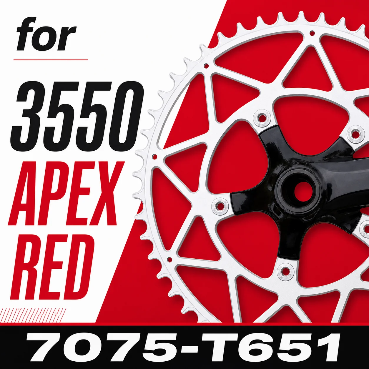 PASS QUEST Apex 3500 Narrow Wide Chainring 110bcd 5 Bolt Star 40T 42T 44T 46T 48T 50T 52T Aero Chainring 10 11 12 Speed